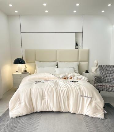 91家纺网 家纺一手货源 找家纺 （总）匠心 2022新款木本提花大豆被