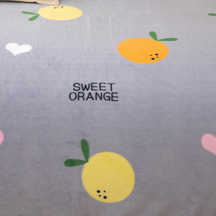 91家纺网 家纺一手货源 找家纺 侨鑫2022新款法兰绒多功能毛毯 小橙子