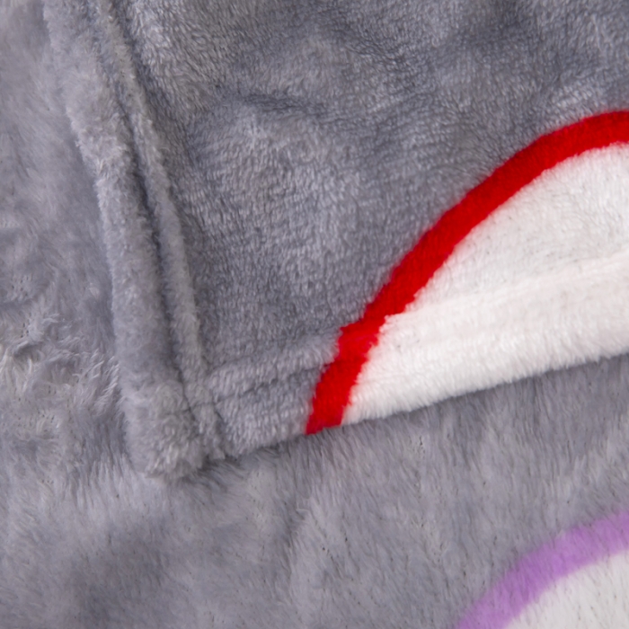 91家纺网 家纺一手货源 找家纺 侨鑫2022新款法兰绒多功能毛毯 水果乐园