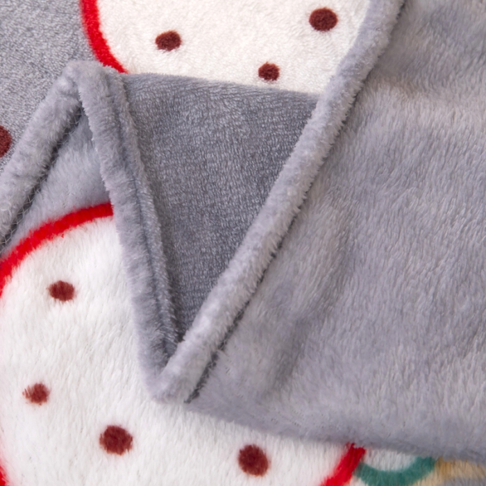 91家纺网 家纺一手货源 找家纺 侨鑫2022新款法兰绒多功能毛毯 水果乐园