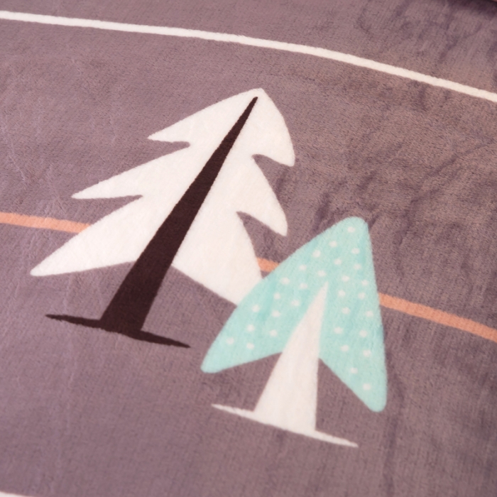 91家纺网 家纺一手货源 找家纺 侨鑫2022新款法兰绒多功能毛毯 竖条花香