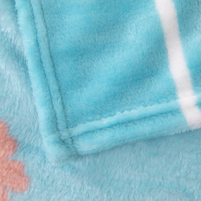 91家纺网 家纺一手货源 找家纺 侨鑫2022新款法兰绒多功能毛毯 竖条花香