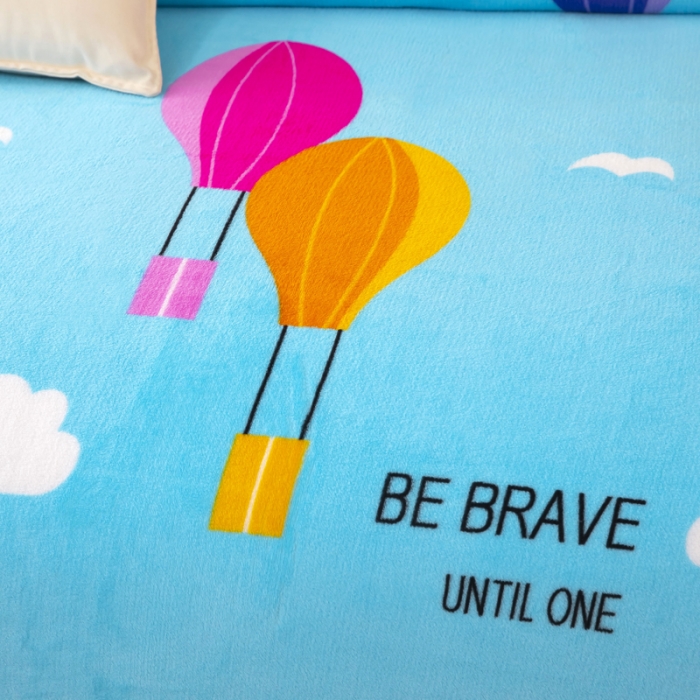 91家纺网 家纺一手货源 找家纺 侨鑫2022新款法兰绒多功能毛毯 热气球