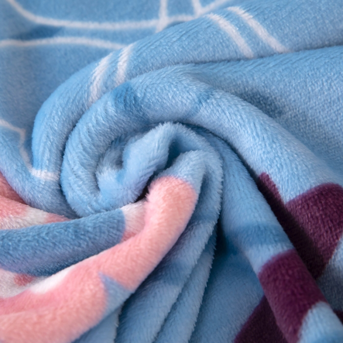 91家纺网 家纺一手货源 找家纺 侨鑫2022新款法兰绒多功能毛毯 秘密花园