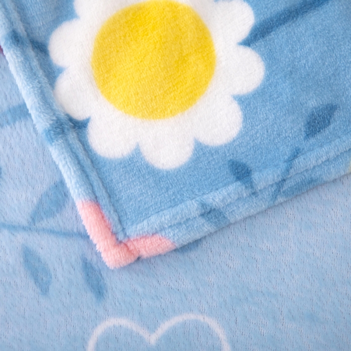 91家纺网 家纺一手货源 找家纺 侨鑫2022新款法兰绒多功能毛毯 秘密花园