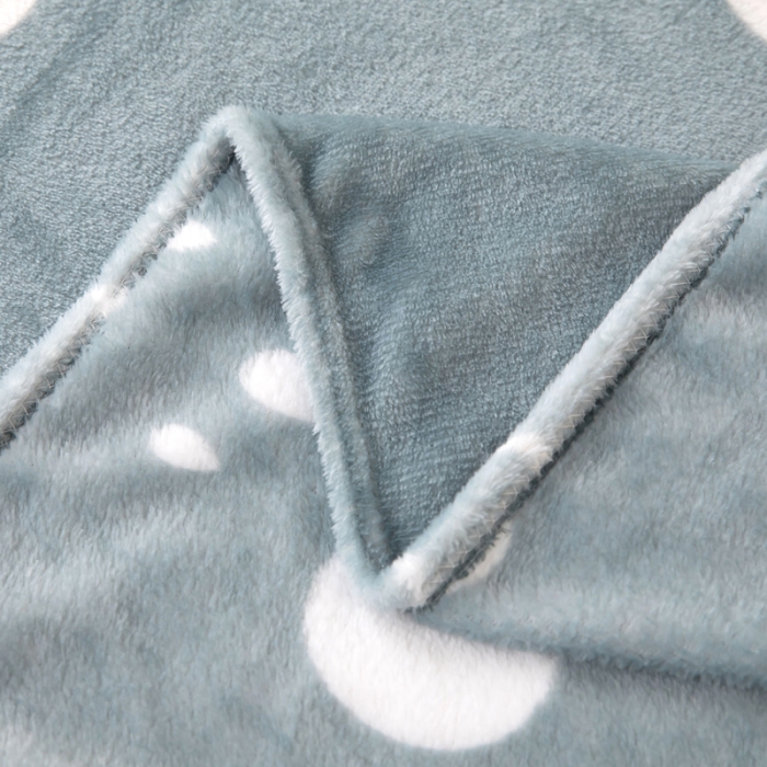 91家纺网 家纺一手货源 找家纺 侨鑫2022新款法兰绒多功能毛毯 雷云