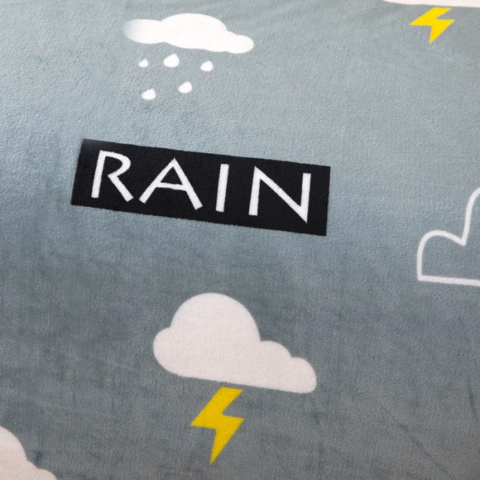 91家纺网 家纺一手货源 找家纺 侨鑫2022新款法兰绒多功能毛毯 雷云