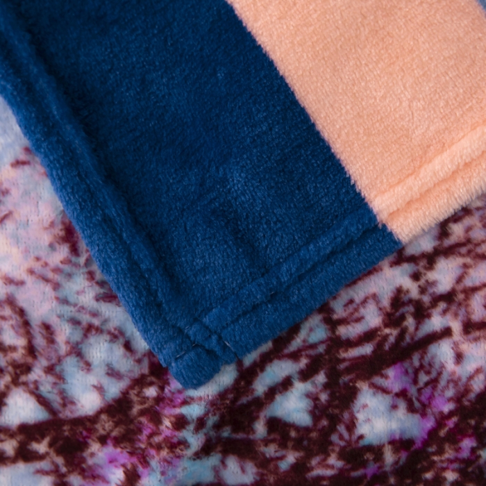 91家纺网 家纺一手货源 找家纺 侨鑫2022新款法兰绒多功能毛毯 发财树