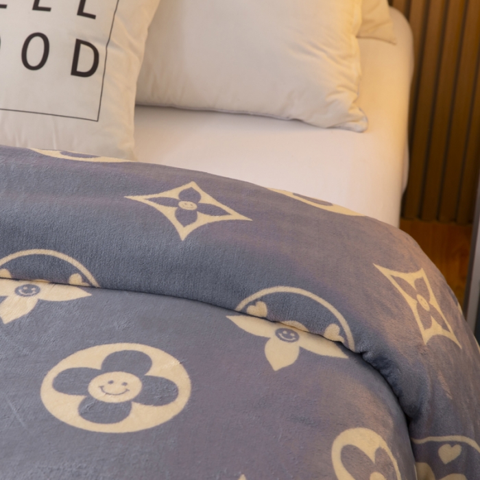 91家纺网 家纺一手货源 找家纺 侨鑫2022新款法兰绒多功能毛毯 超大牌