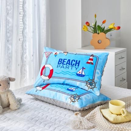 91家纺网 家纺一手货源 找家纺 （总）温宁 2022新款A类大版婴儿绒豆豆绒枕头枕芯儿童枕