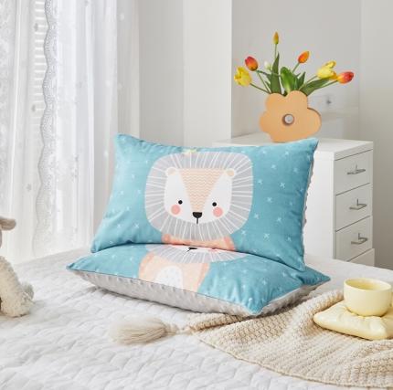 91家纺网 家纺一手货源 找家纺 （总）温宁 2022新款A类大版婴儿绒豆豆绒枕头枕芯儿童枕