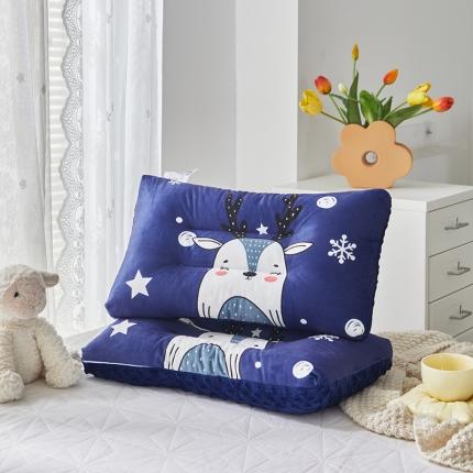 91家纺网 家纺一手货源 找家纺 （总）温宁 2022新款A类大版婴儿绒豆豆绒枕头枕芯儿童枕