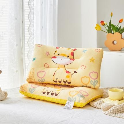 91家纺网 家纺一手货源 找家纺 （总）温宁 2022新款A类大版婴儿绒豆豆绒枕头枕芯儿童枕