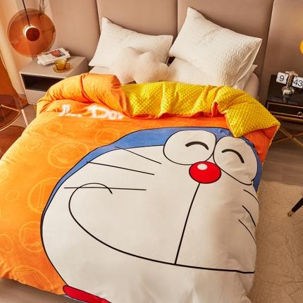 91家纺网 家纺一手货源 找家纺 （总）温宁 2022新款大版儿童豆豆绒被套毯子毛毯盖毯