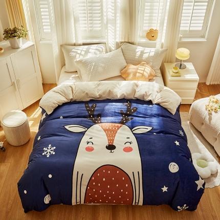 91家纺网 家纺一手货源 找家纺 （总）温宁 2022新款婴儿绒贝贝绒多功能被套毯毛毯子盖毯