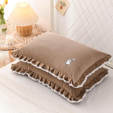 91家纺网 家纺一手货源 找家纺 （总）织布人 2022新款荞麦枕公主风魔法绒荞麦枕40*60