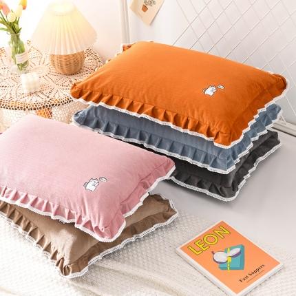 （总）织布人 2022新款荞麦枕公主风魔法绒荞麦枕40*60