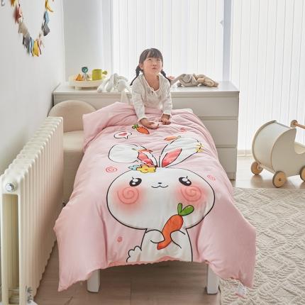 91家纺网 家纺一手货源 找家纺 （总）温宁 2022新款A类母婴级大版儿童豆豆可拆冬被子被芯