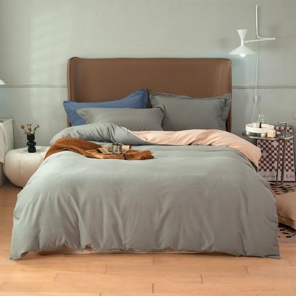 91家纺网 家纺一手货源 找家纺 (总 )薏思 2022新款纯色系-生态磨毛单被套