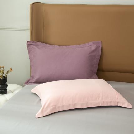 91家纺网 家纺一手货源 找家纺 (总 )薏思 2022新款纯色系-生态磨毛单枕套一对