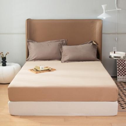 91家纺网 家纺一手货源 找家纺 (总 )薏思 2022新款纯色系-生态磨毛单床笠