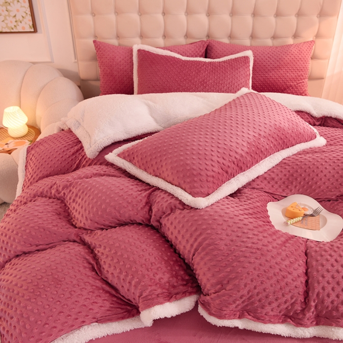 91家纺网 家纺一手货源 找家纺 （总）艾米家居 2022秋冬新款豆豆绒+羊羔绒系列