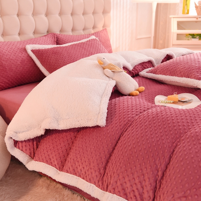 91家纺网 家纺一手货源 找家纺 （总）艾米家居 2022秋冬新款豆豆绒+羊羔绒系列