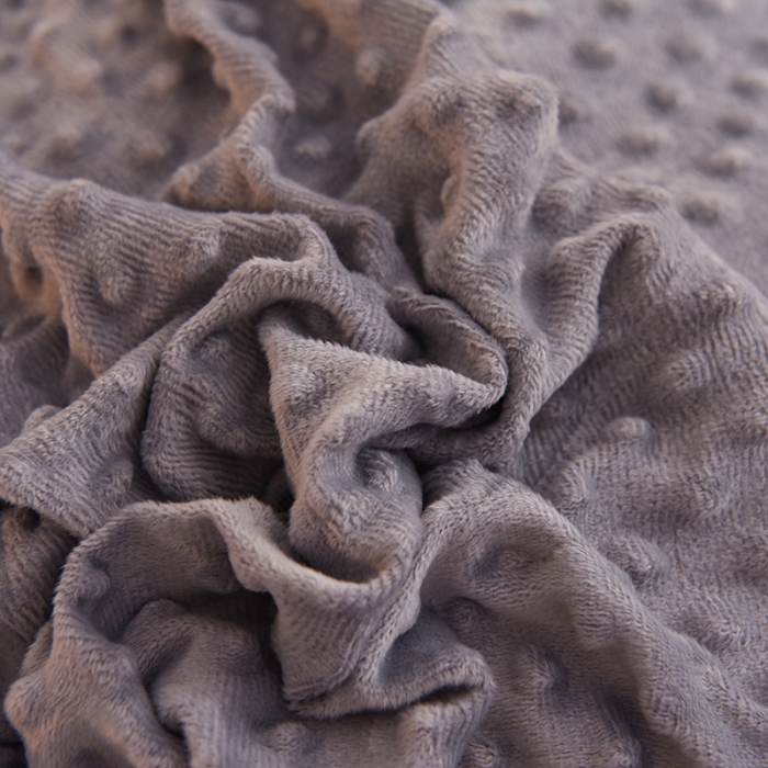 91家纺网 家纺一手货源 找家纺 艾米家居 2022秋冬新款豆豆绒+羊羔绒系列 灰色