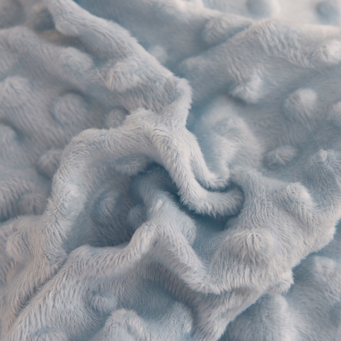 91家纺网 家纺一手货源 找家纺 艾米家居 2022秋冬新款豆豆绒+羊羔绒系列 蓝