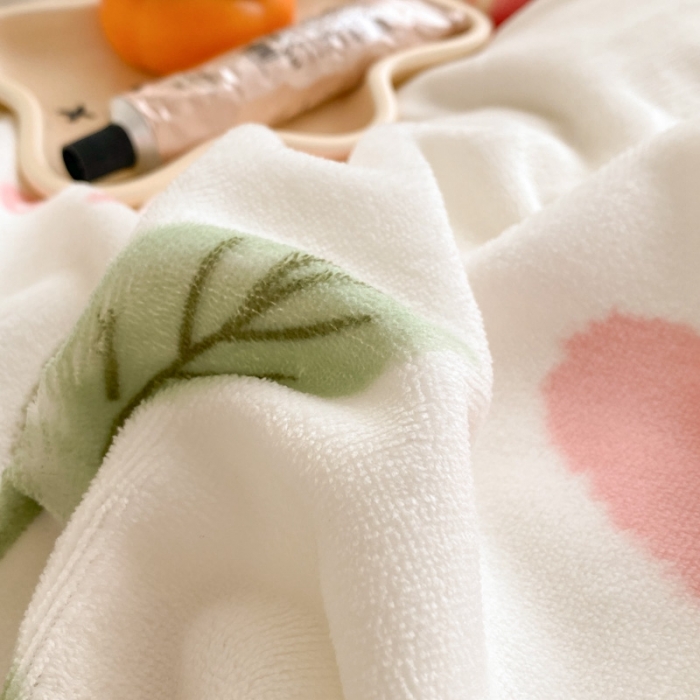 91家纺网 家纺一手货源 找家纺 上尚居 2022新款加厚保暖牛奶绒四件套 美味樱桃-米