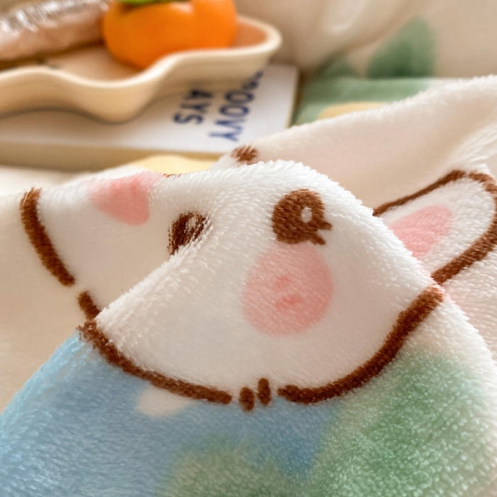 91家纺网 家纺一手货源 找家纺 上尚居 2022新款加厚保暖牛奶绒四件套 甜蜜花蕊