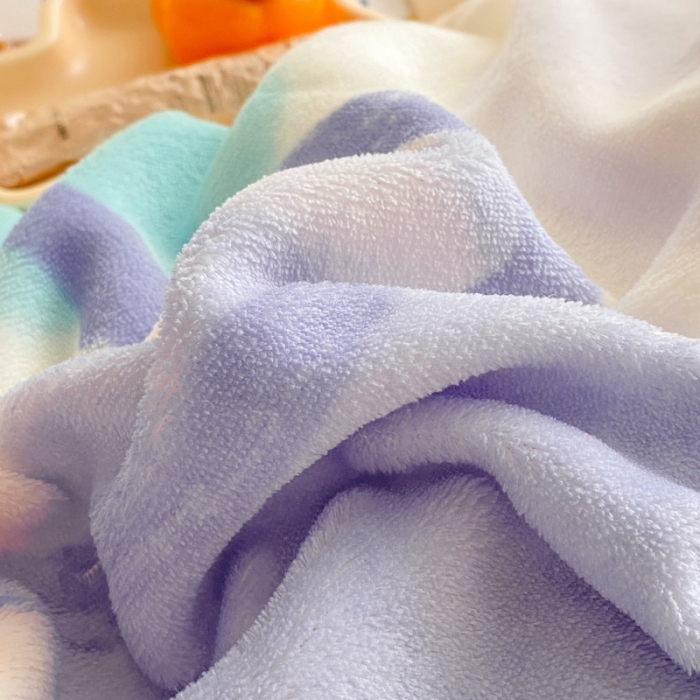 91家纺网 家纺一手货源 找家纺 上尚居 2022新款加厚保暖牛奶绒四件套 遇见-紫