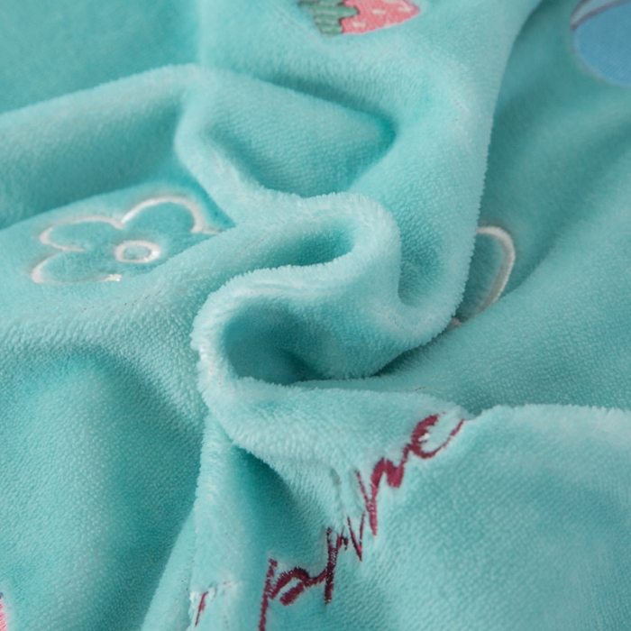 91家纺网 家纺一手货源 找家纺 优姿家纺 牛奶绒贴边绣花荷叶花边保暖四件 花仙子-黄