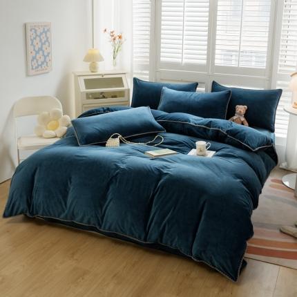 91家纺网 家纺一手货源 找家纺 （总）啊雅家居 2025新款贝壳边宝宝绒四件套