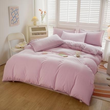 91家纺网 家纺一手货源 找家纺 （总）啊雅家居 2025新款贝壳边宝宝绒四件套