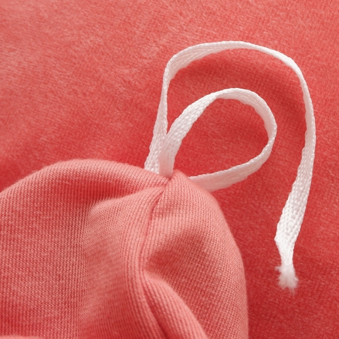 91家纺网 家纺一手货源 找家纺 啊雅家居 2025新款贝壳边宝宝绒四件套 贝壳砖红