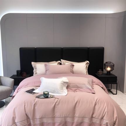 太古汇家居2022新款火山小磨毛双拼“格伦格”系列 格伦格-粉紫