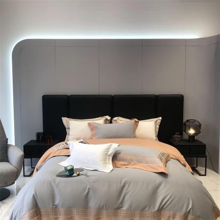 太古汇家居2022新款火山小磨毛双拼“格伦格”系列 格伦格-暖灰