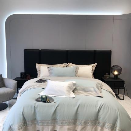 太古汇家居2022新款火山小磨毛双拼“格伦格”系列 格伦格-暖绿