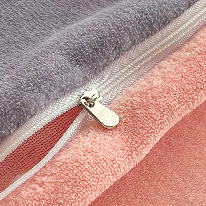 91家纺网 家纺一手货源 找家纺 优姿家纺 2022新款牛奶绒8斤双拼色绣花保暖四件套 爱心-玉