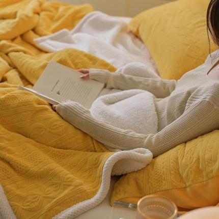 91家纺网 家纺一手货源 找家纺 （总）寐眠 2022新款牛奶绒剪花双层毯子毛毯盖毯午睡毯