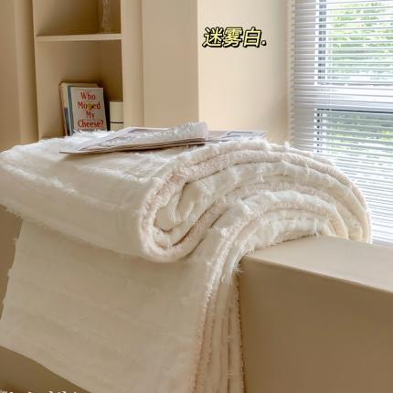 91家纺网 家纺一手货源 找家纺 （总）顾里家纺 2022新款加厚流苏提花泰迪绒毯