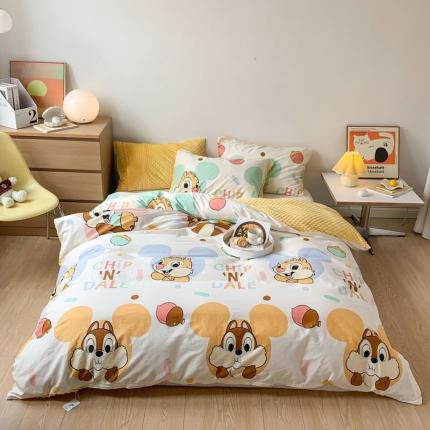 91家纺网 家纺一手货源 找家纺 （总）梦家居 2022正版迪士尼授权加安抚豆豆绒被套
