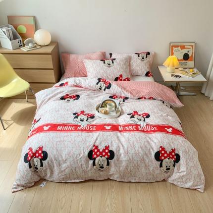 91家纺网 家纺一手货源 找家纺 （总）梦家居 2022正版迪士尼授权加安抚豆豆绒被套