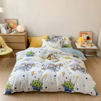 91家纺网 家纺一手货源 找家纺 （总）梦家居 2022正版迪士尼授权加安抚豆豆绒被套