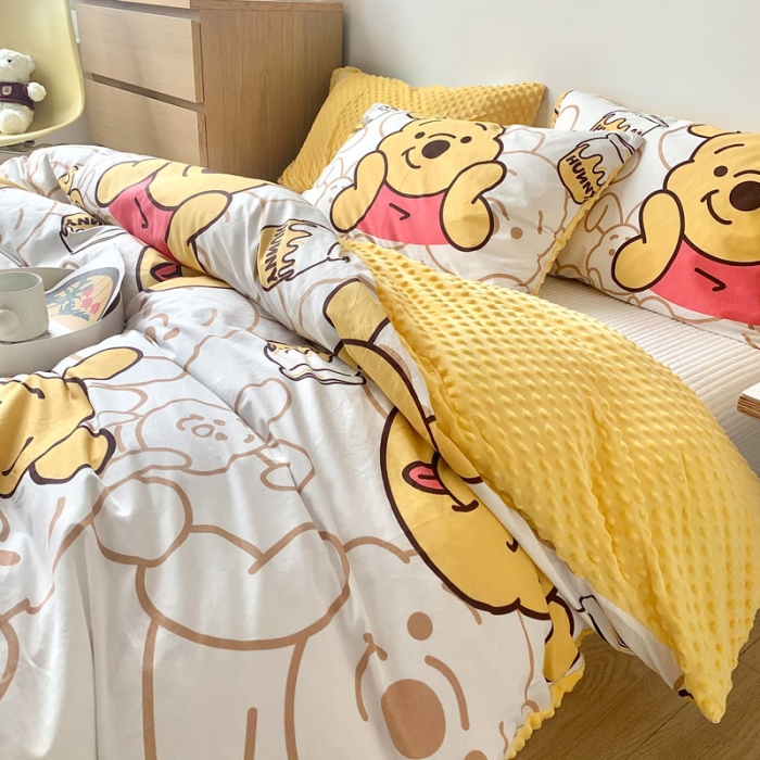 91家纺网 家纺一手货源 找家纺 （总）梦家居 2022正版迪士尼授权加安抚豆豆绒被套