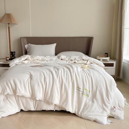 91家纺网 家纺一手货源 找家纺 （总）匠心 2022新款A类牛奶大豆被子母被子被芯