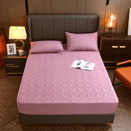 91家纺网 家纺一手货源 找家纺 （总）尊康家纺（原磊科） 2022新款四叶花全棉抗菌肌理纹磨毛床笠