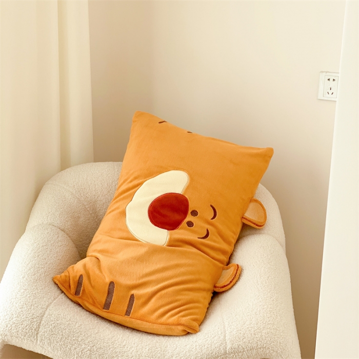 91家纺网 家纺一手货源 找家纺 朗莎 2022新款迪士尼230g高克重牛奶绒四件套 跳跳虎