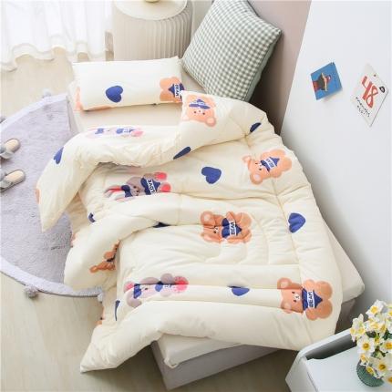 91家纺网 家纺一手货源 找家纺 （总）艾佳婴儿绒幼儿园冬被仿鹅绒春秋被宝宝保暖加厚被风格一